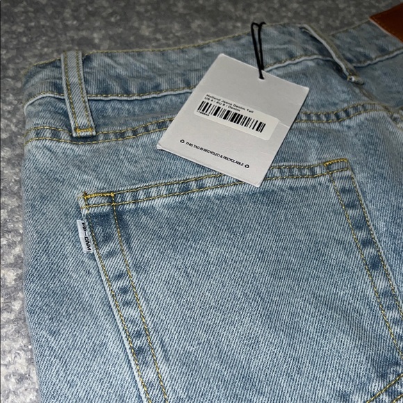 Princess Polly DNM Holland High Rise Straight Leg Jeans Denim size 4 - Picture 6 of 12